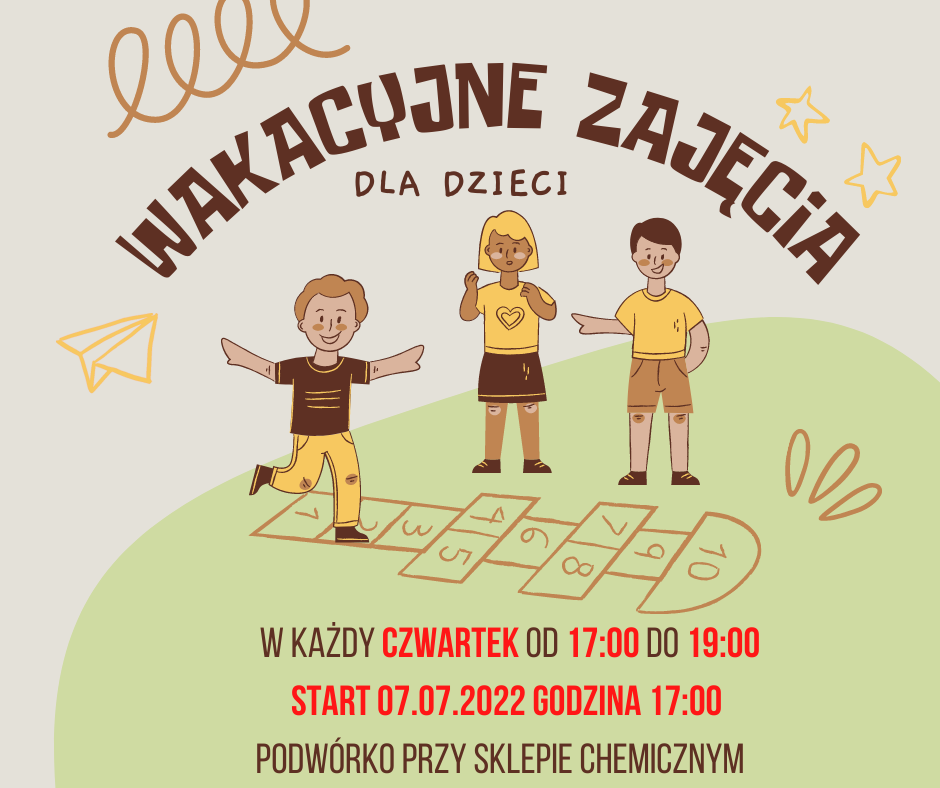 Wakacyjne zajęcia dla dzieci