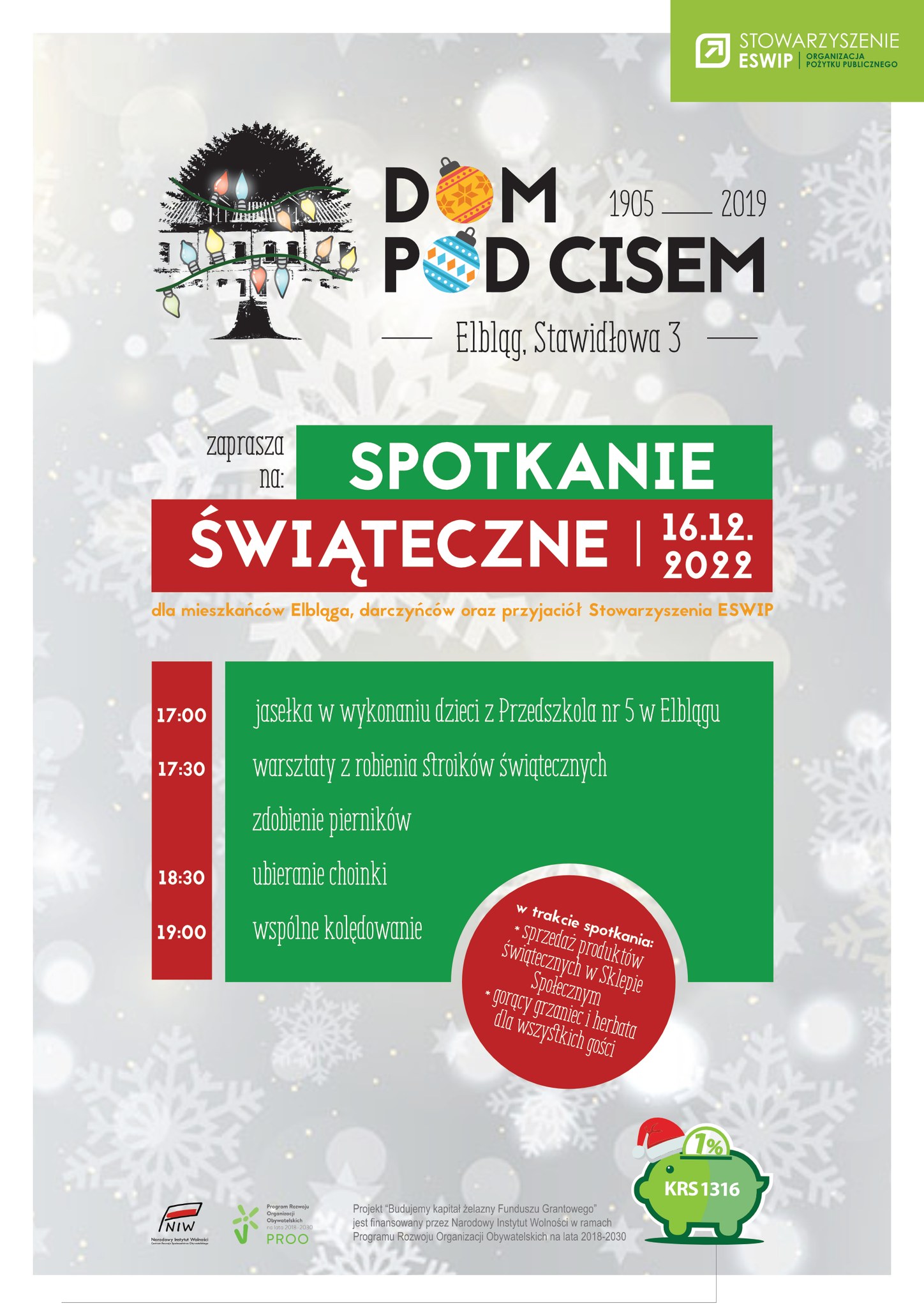 Zapraszamy na spotkanie świąteczne